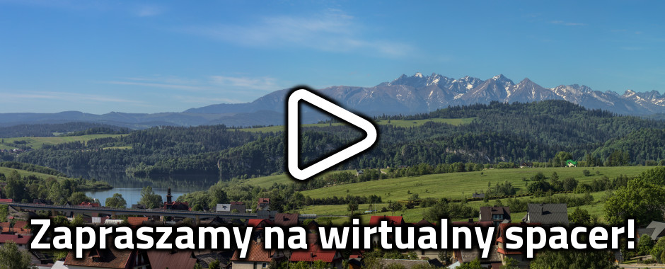 wirtualny spacer - noclegi Kluszkowce nad Czorsztynem